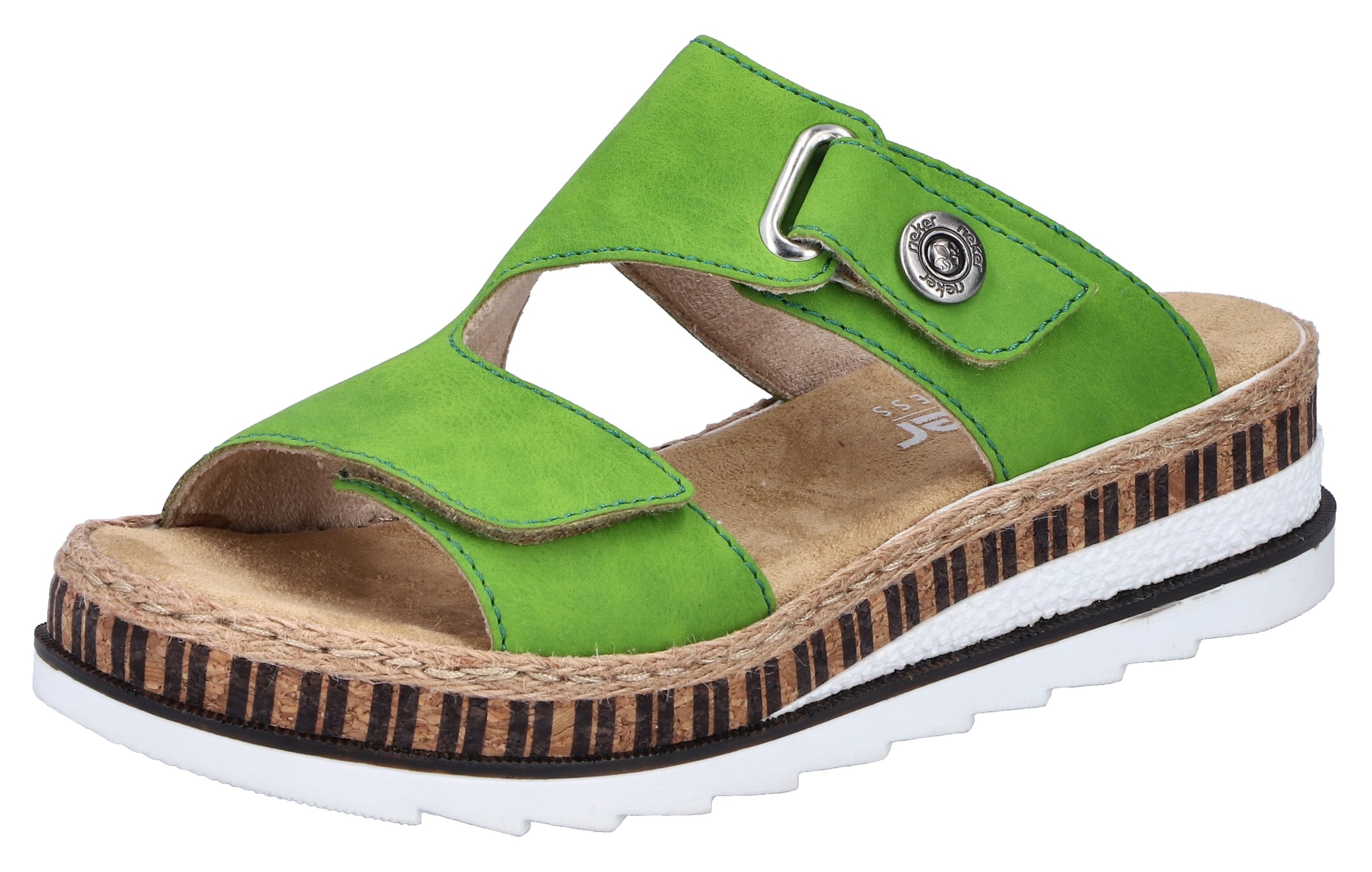 Mule Rieker en vert : devant