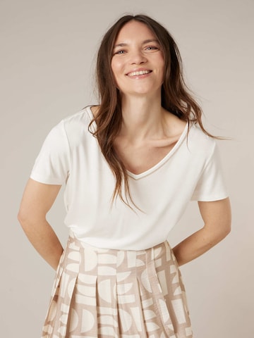 T-shirt 'Casa' Deeluxe en blanc : devant