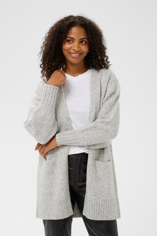 Cardigan 'KALianne' Kaffe en gris : devant