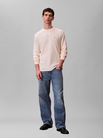 T-Shirt Calvin Klein Jeans en beige