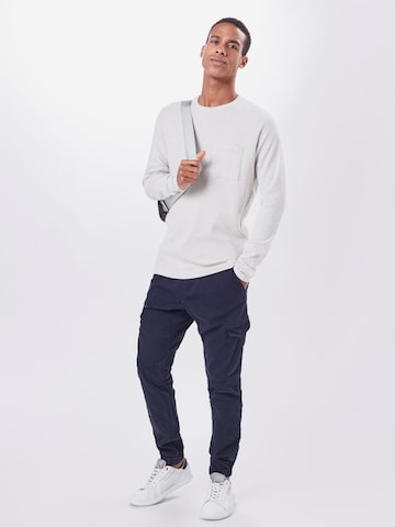 Effilé Pantalon cargo 'Levi' INDICODE JEANS en bleu