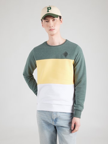 naketanoSweater majica - zelena boja: prednji dio