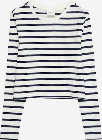 s.Oliver Shirt in Blauw: voorkant