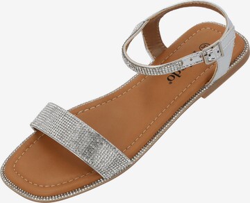 Palado Sandals 'Isolea' in Silver: front