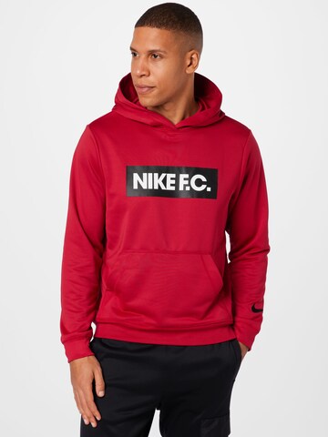 Nike Sportswear Mikina – červená: přední strana