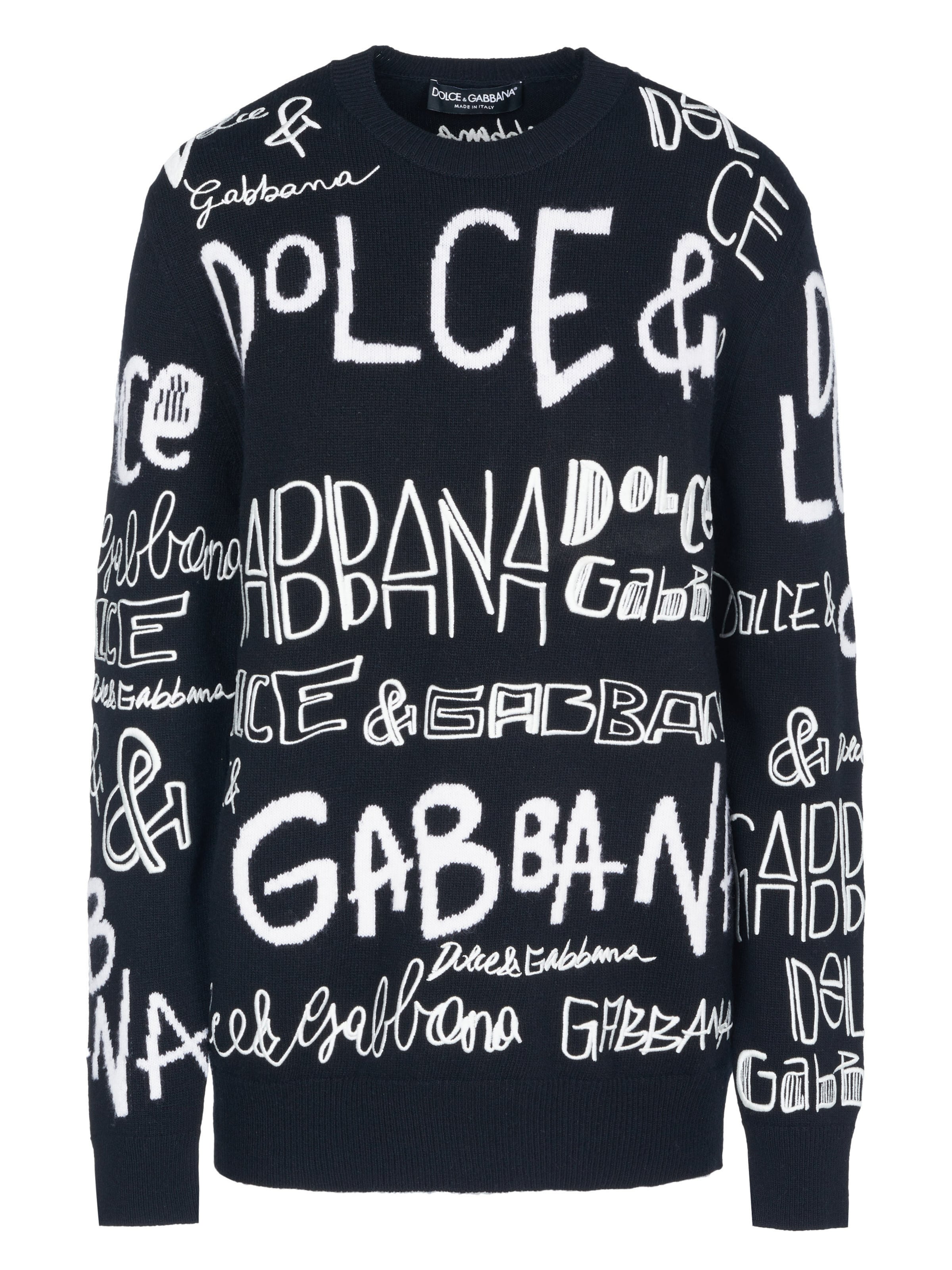 DOLCE & GABBANA Trui in Blauw: voorkant