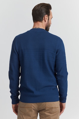 FQ1924 Gebreid vest 'FQSabato' in Blauw