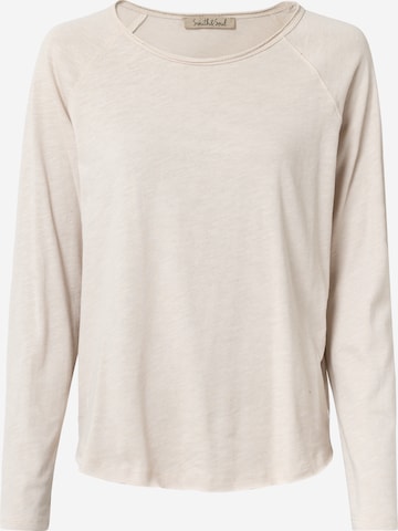 Sweat-shirt Smith&Soul en gris : devant