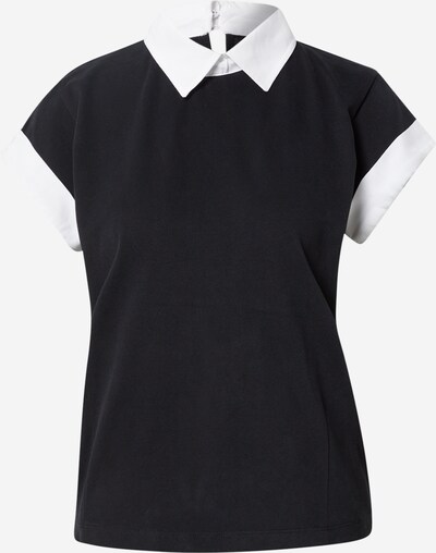 Tricou ONE MORE STORY pe negru / alb, Vizualizare produs