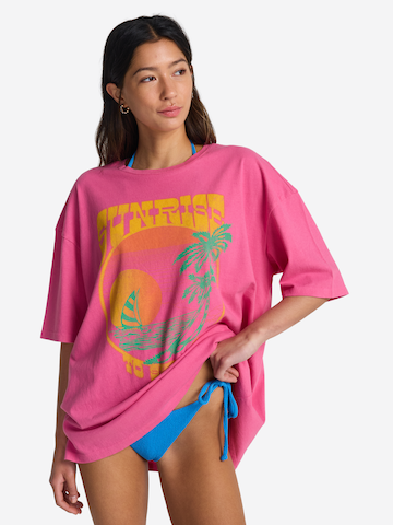 rožinė BILLABONG Marškinėliai 'Sunrise To Sunset 2': priekis