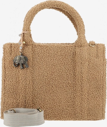 ANOKHI Handtas in Beige: voorkant