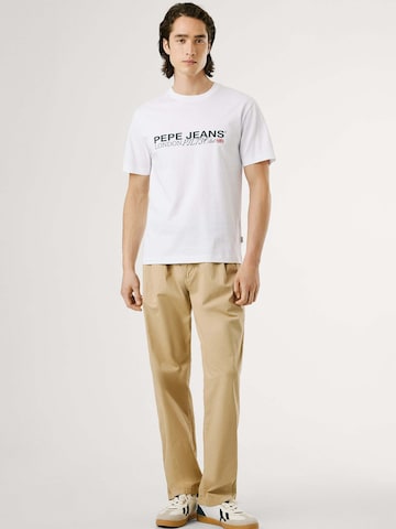 T-Shirt Pepe Jeans en blanc