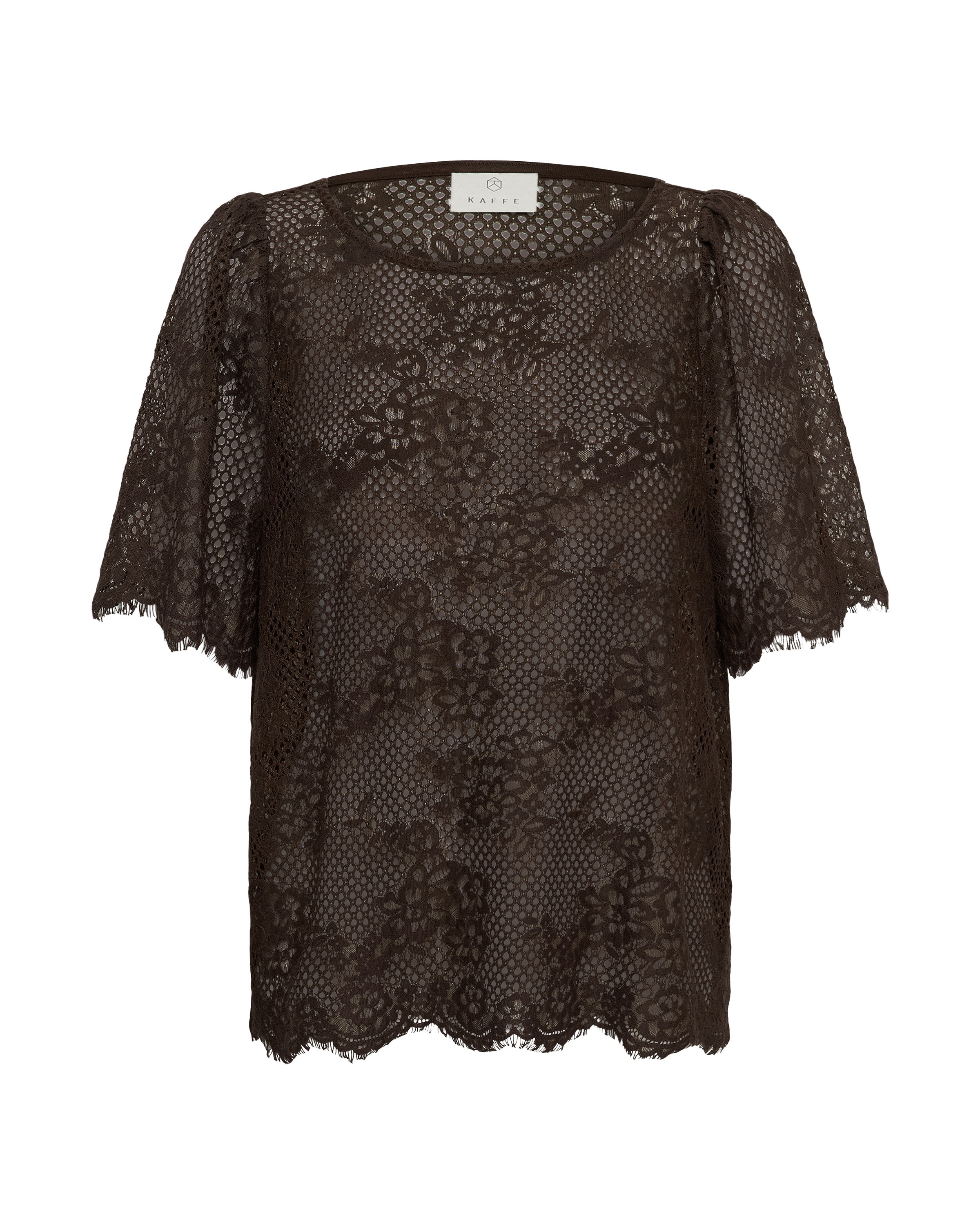 Kaffe Blouse 'Cornelia' in Bruin: voorkant