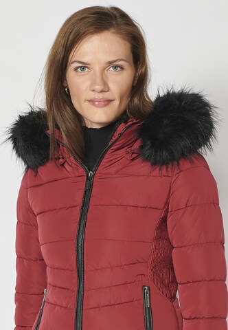 Veste d’hiver KOROSHI en rouge