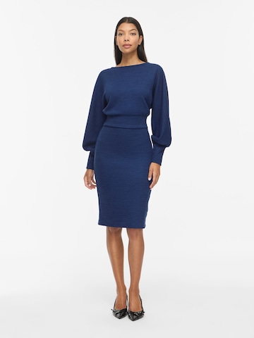 VILA Knit dress 'VIRAFFI' in Blue