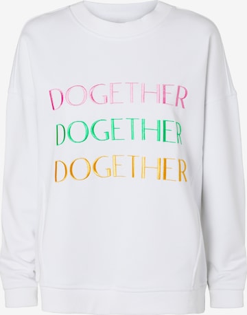 TATUUM Sweatshirt 'Ginger' in White: front