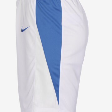 NIKE Loose fit Workout Pants 'Team Stock 20' in White