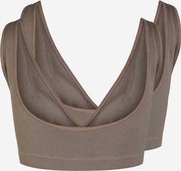 Bustino Reggiseno 'Symmi' di PIECES in grigio