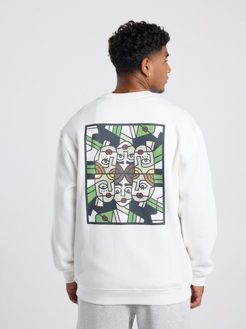 Sweat-shirt America Today en blanc : devant