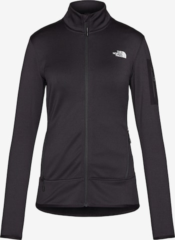 THE NORTH FACE Funkčná flisová bunda 'MISTYESCAPE' - Čierna: predná strana