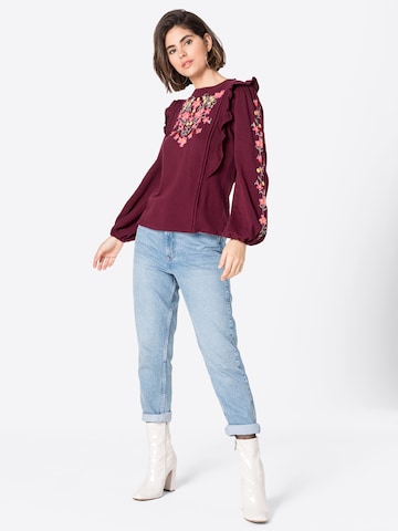 Oasis Blouse in Rood