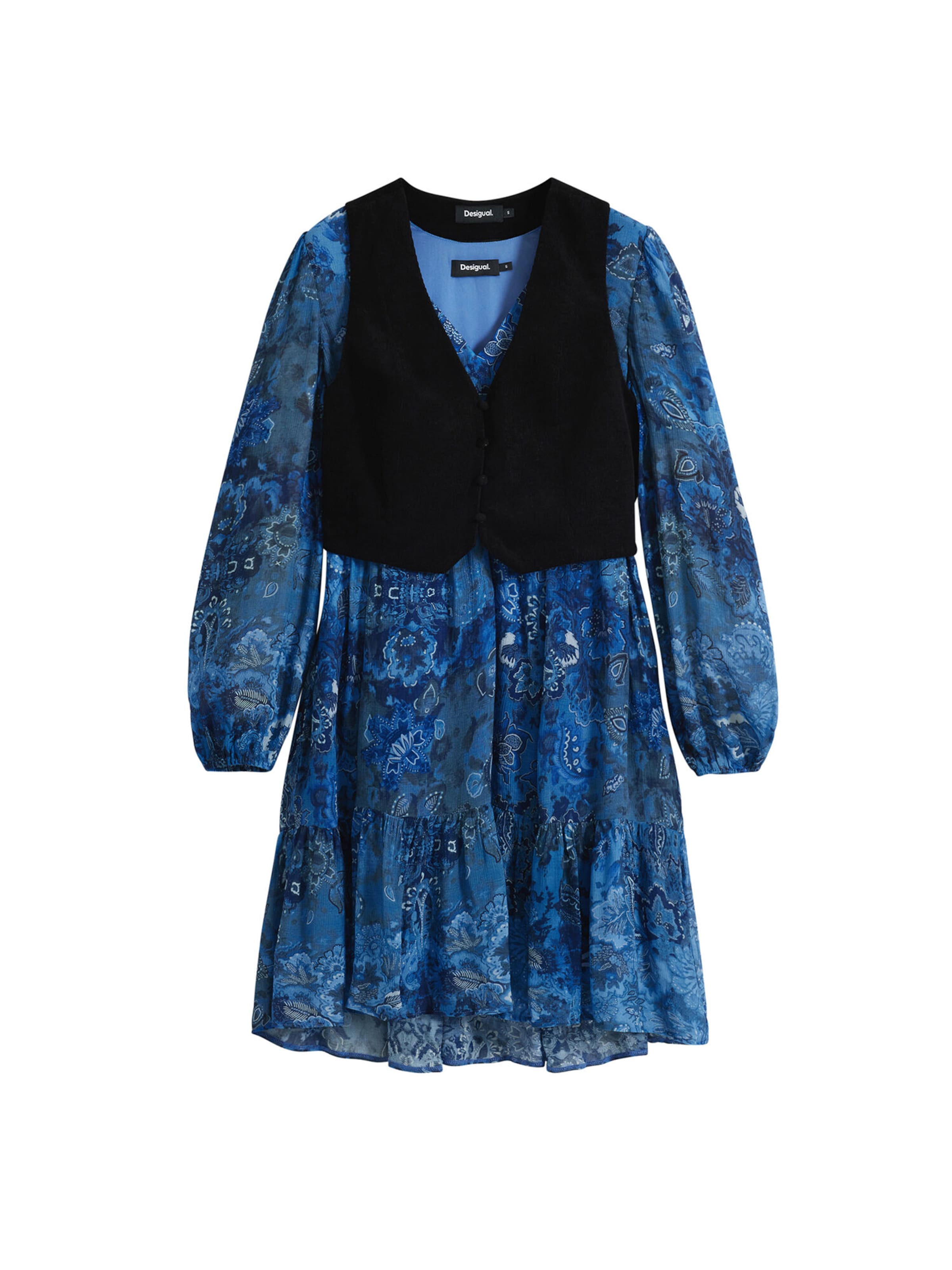 Desigual Jurk in Blauw: voorkant