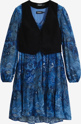 Rochie de la Desigual pe albastru: față