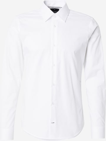 Coupe regular Chemise 'Pierce' JOOP! en blanc : devant