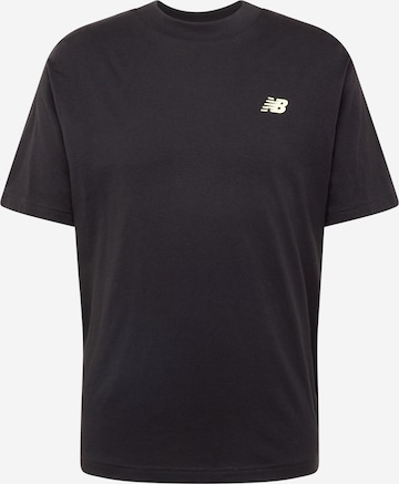 new balance Shirt 'Sport Essentials Runners' in Black: front