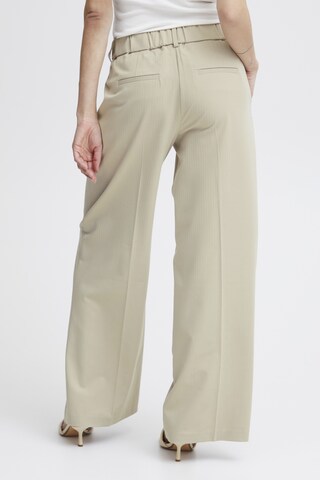 Fransa - Pierna ancha Pantalón de pinzas 'Friga' en beige