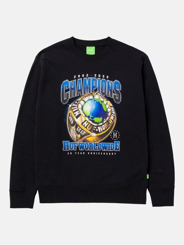 HUF Trui 'Champions Crewneck' in Zwart: voorkant