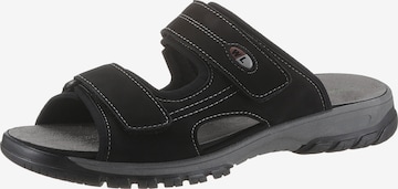 WALDLÄUFER Pantolette in Schwarz: Vorderseite