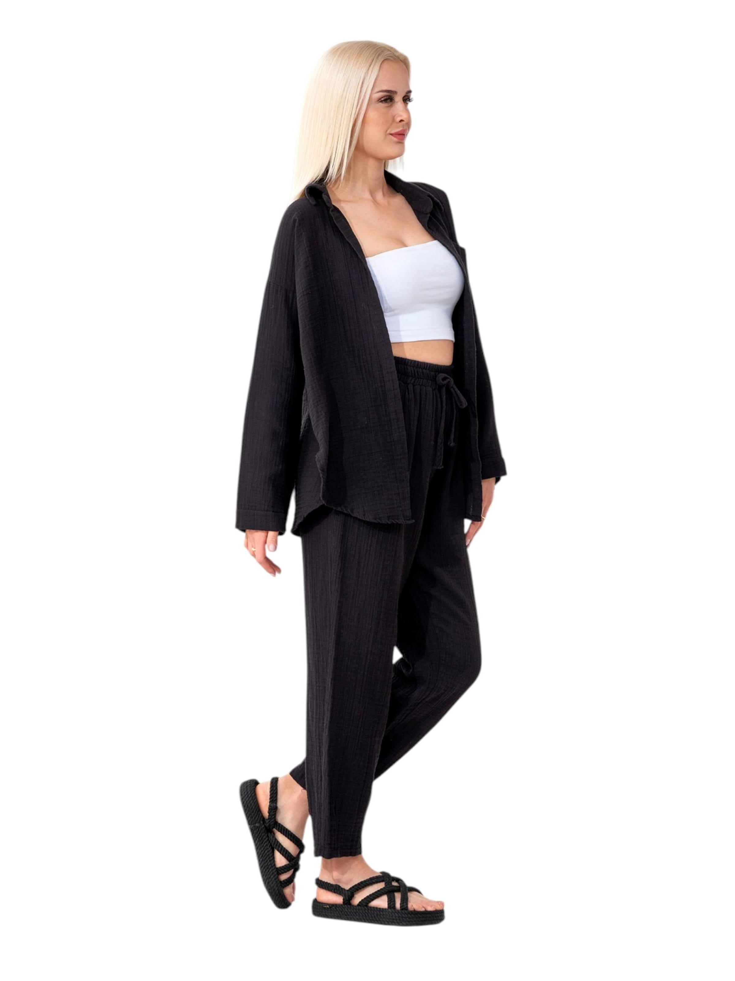 WENOR - Blusa 'NALYA' en negro