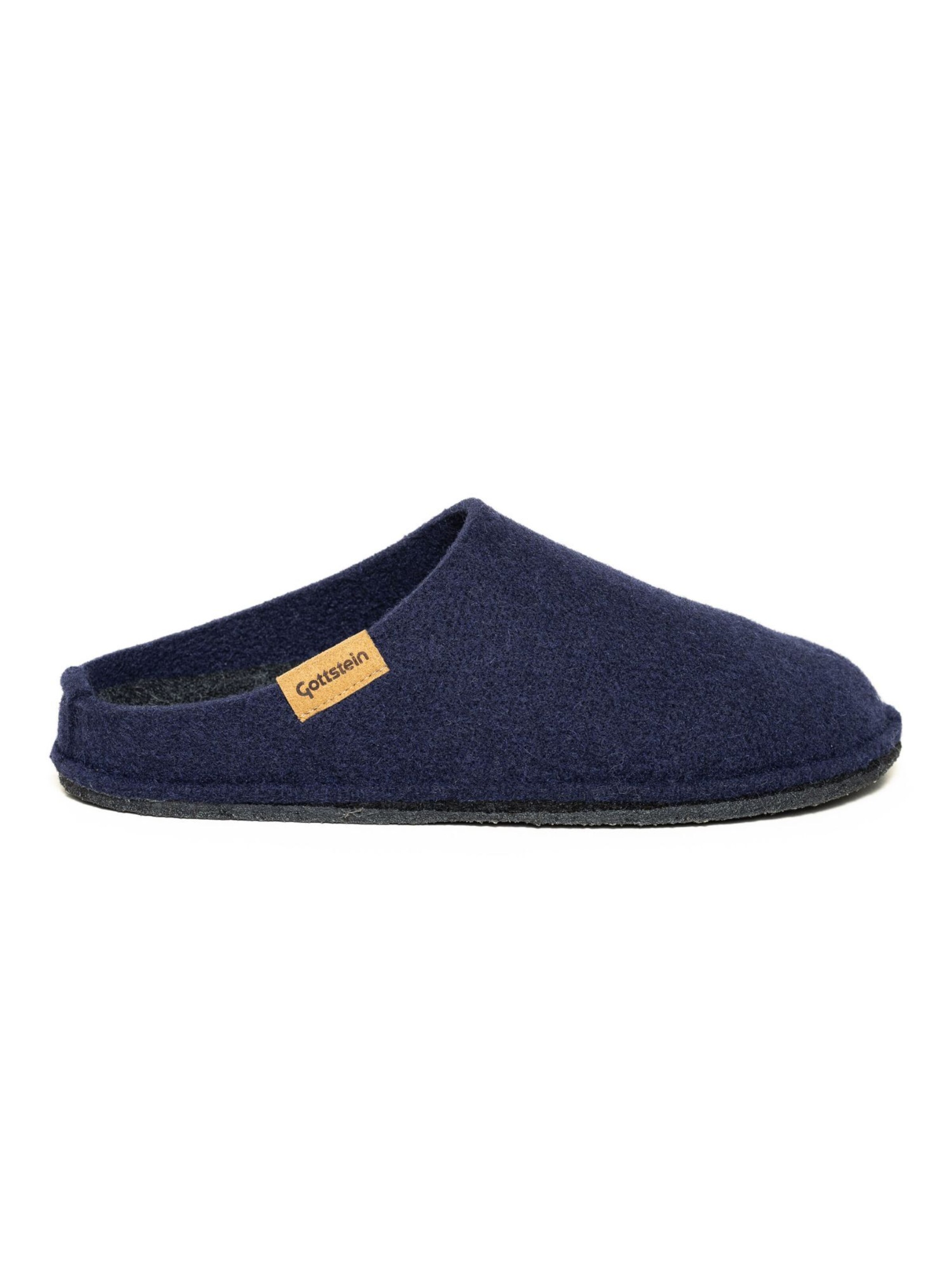 Gottstein Slippers 'Filzpantoffel Classic-CO' in Blue