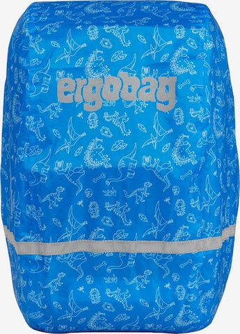 ergobag Backpack 'Regenschutz Regenschutz für Schulranzen' in Blue: front