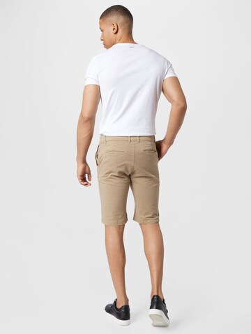 Regular Pantaloni eleganți de la By Garment Makers pe bej