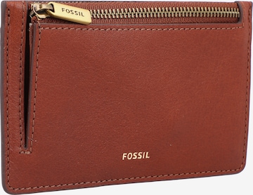 FOSSIL Sleutelhanger 'Logan' in Bruin