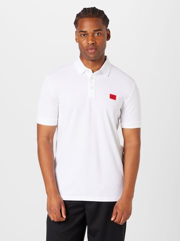 HUGO Red Poloshirt 'Dereso232' in Weiß: predná strana