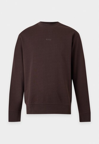 BOSS Sweatshirt 'WeSmall' in Brown: front