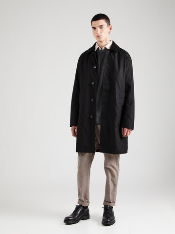 SELECTED HOMME Between-Seasons Coat 'SLHWALTER' in Black