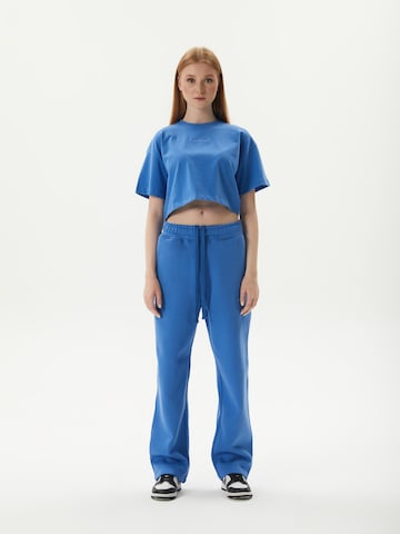 Ossy Homer Loosefit Sporthose 'Heavy Cotton 450 GSM N1Y013' in Blau