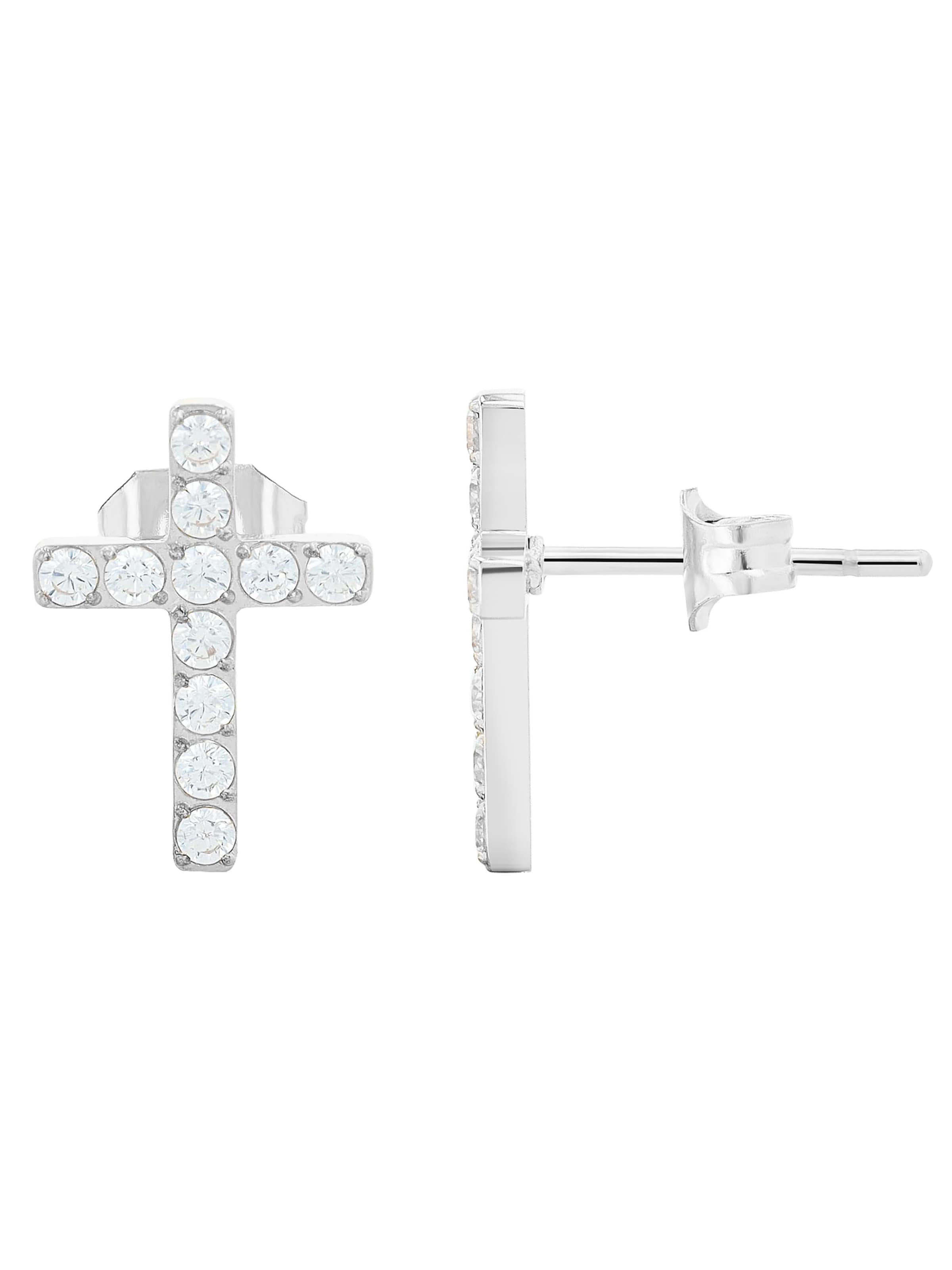 Akzent Earrings 'Lucaria, langlebig' in Silver