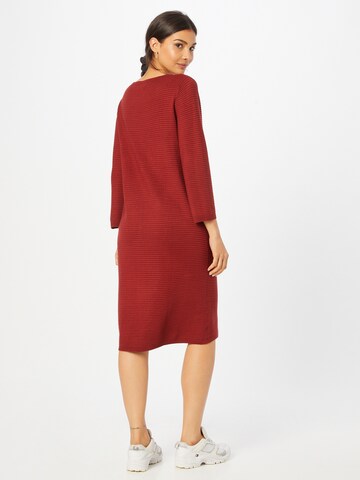 TOM TAILOR Knitted dress in Red