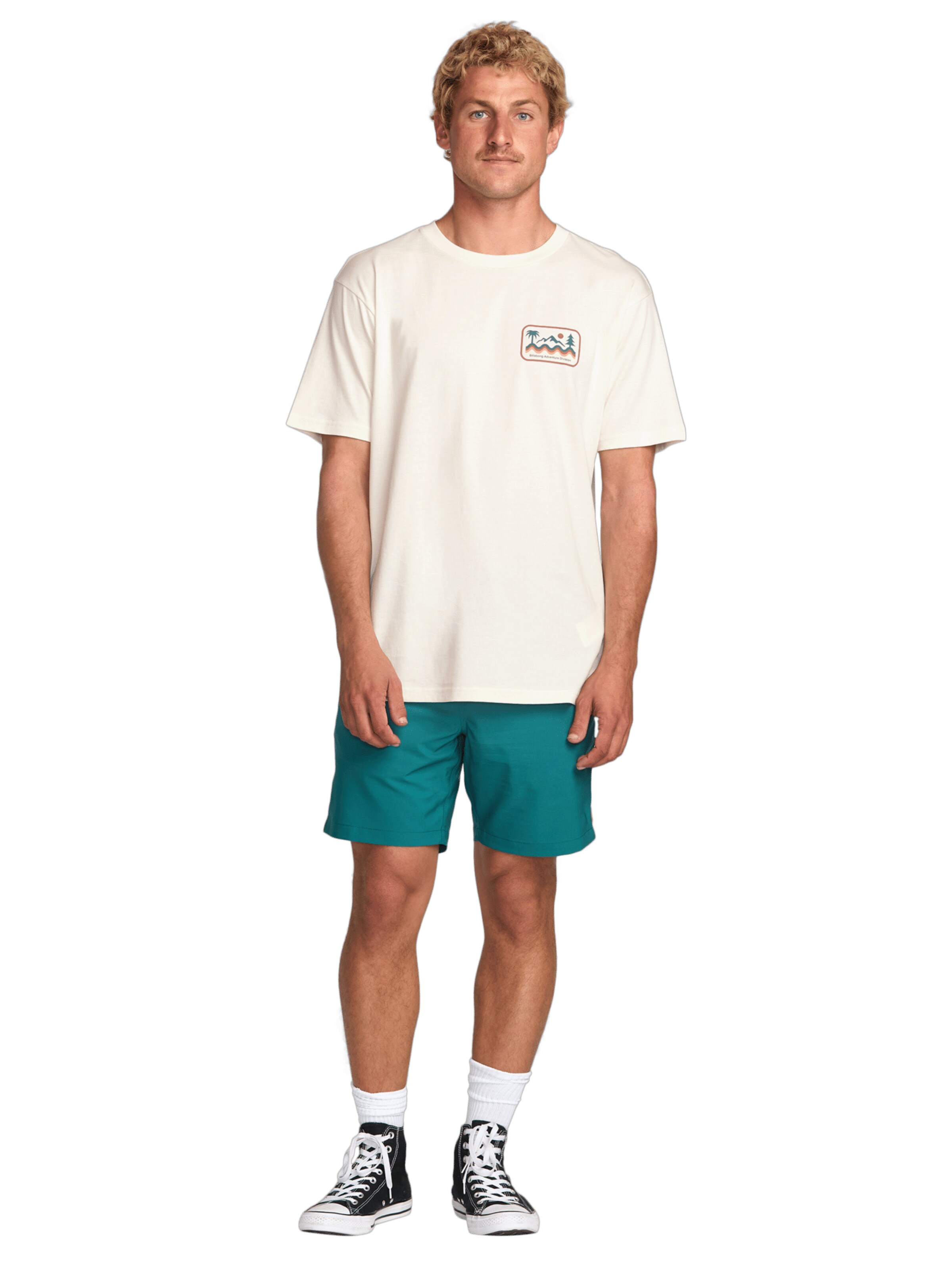BILLABONG Shirt 'Range Adiv' in Wit