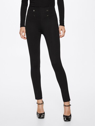 MANGO Skinny Leggings 'BILMA' in Schwarz: predná strana