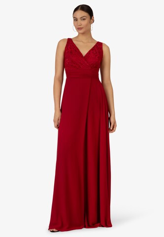 Robe de soirée Kraimod en rouge : devant