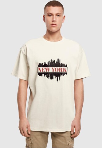 Maglietta 'New York' di Merchcode in beige: frontale