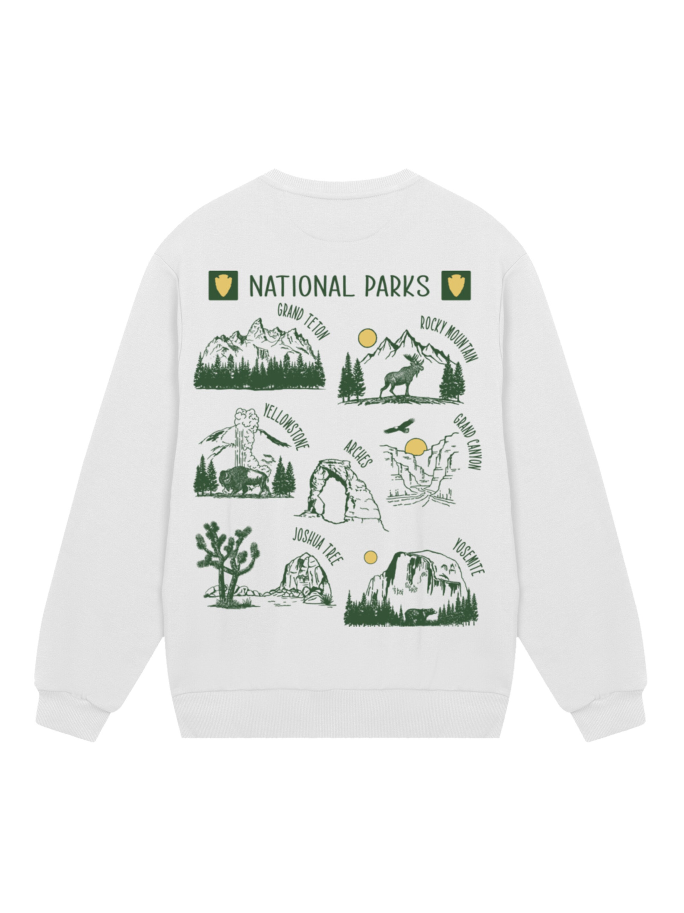 F4NT4STIC Sweatshirt in Wit: voorkant