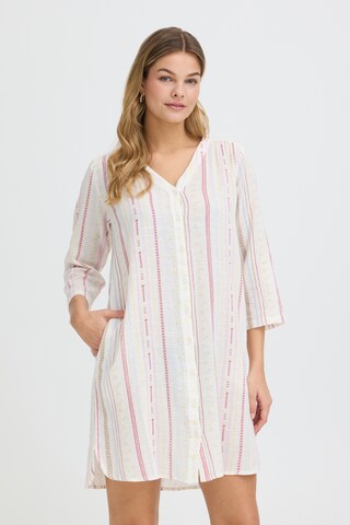 Fransa Kjole 'BOBBI' i beige: forside