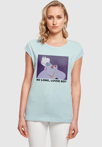 ABSOLUTE CULT Shirt 'Little Mermaid - Ursula So Long Lover Boy' in Blauw: voorkant